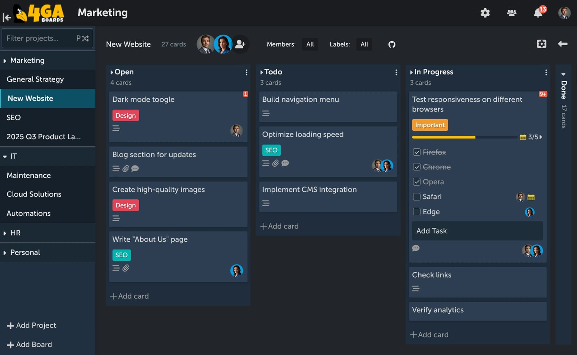 4ga Boards screenshot 1