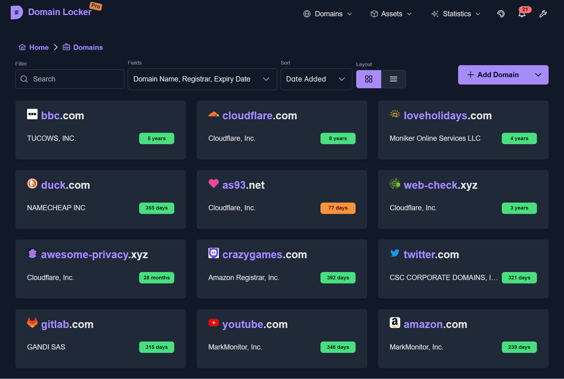 Domain Locker screenshot 1