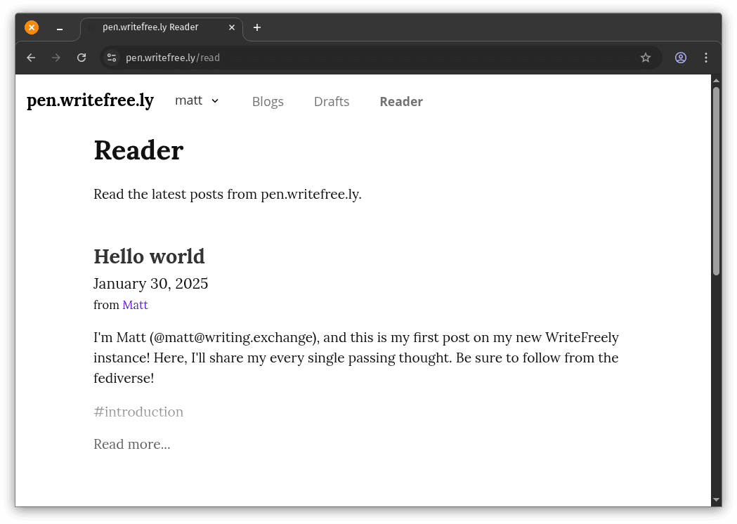 WriteFreely thumbnail 2