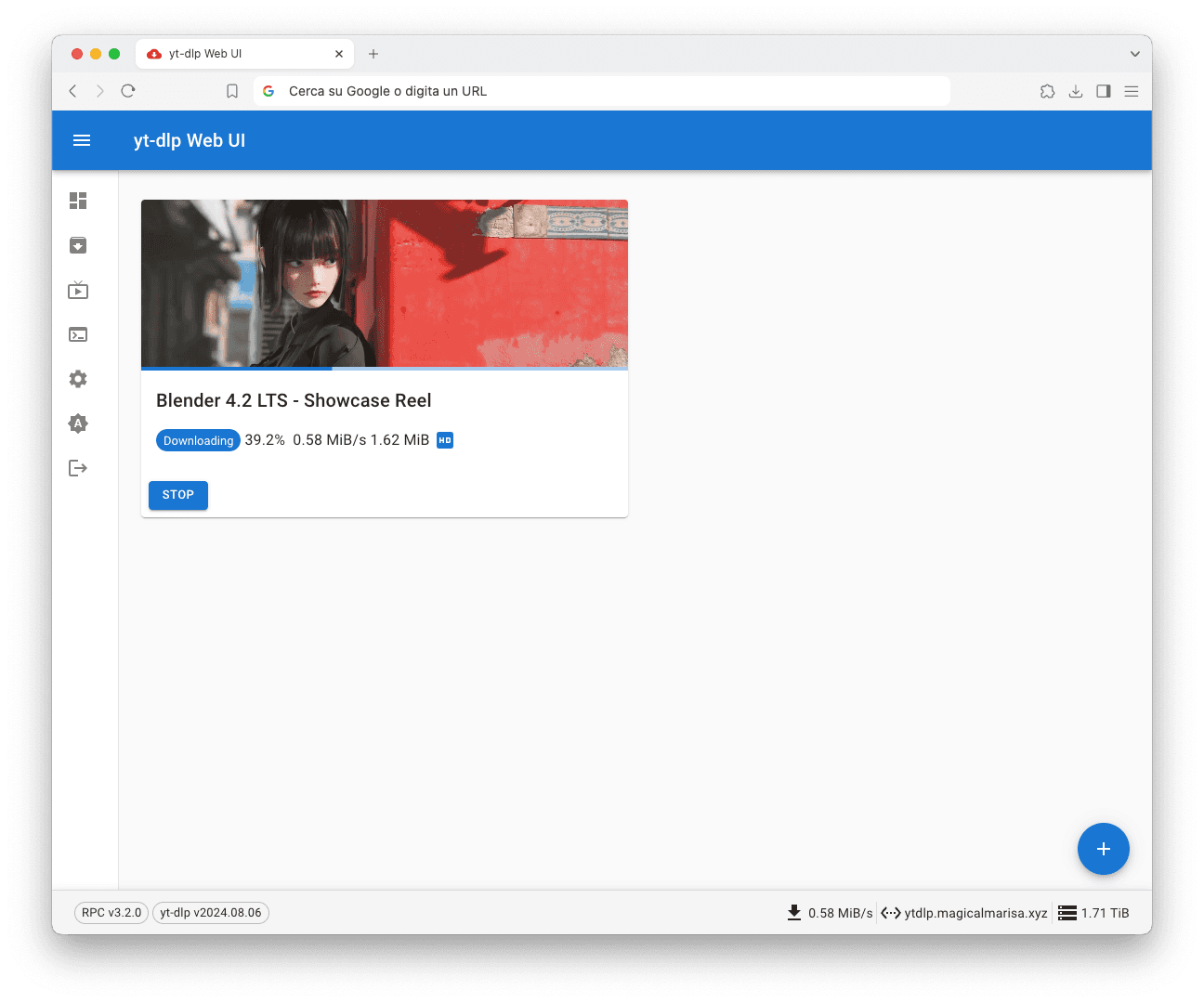 yt-dlp Web UI thumbnail 2