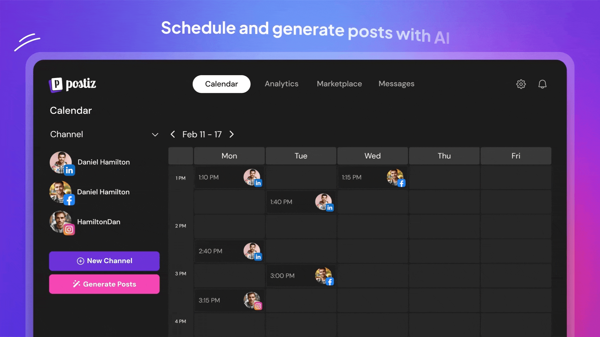 Postiz screenshot 1