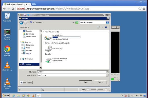 Apache Guacamole screenshot