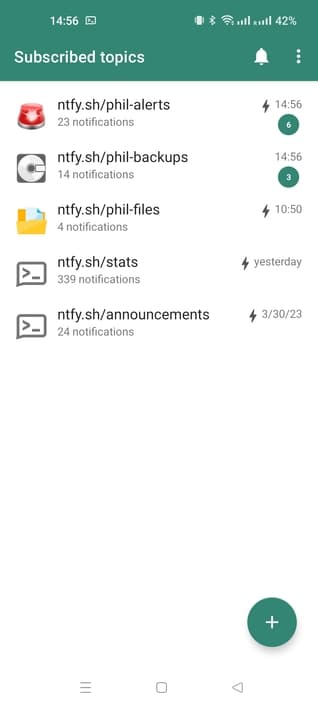ntfy screenshot 1