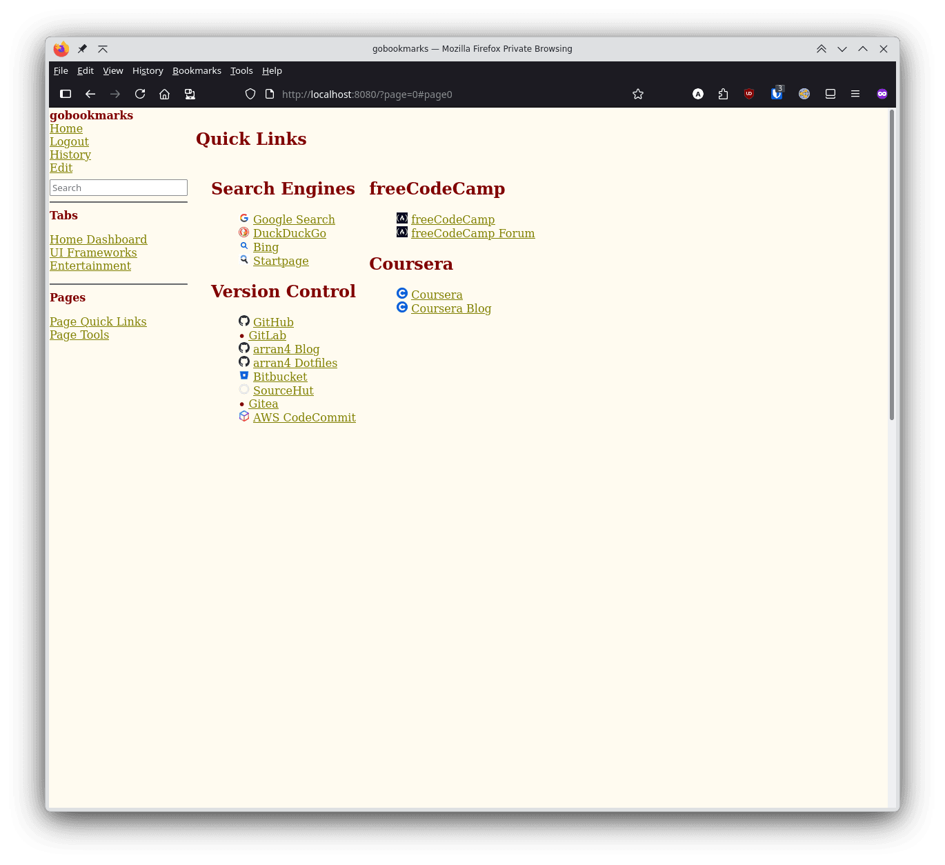 gobookmarks screenshot 1