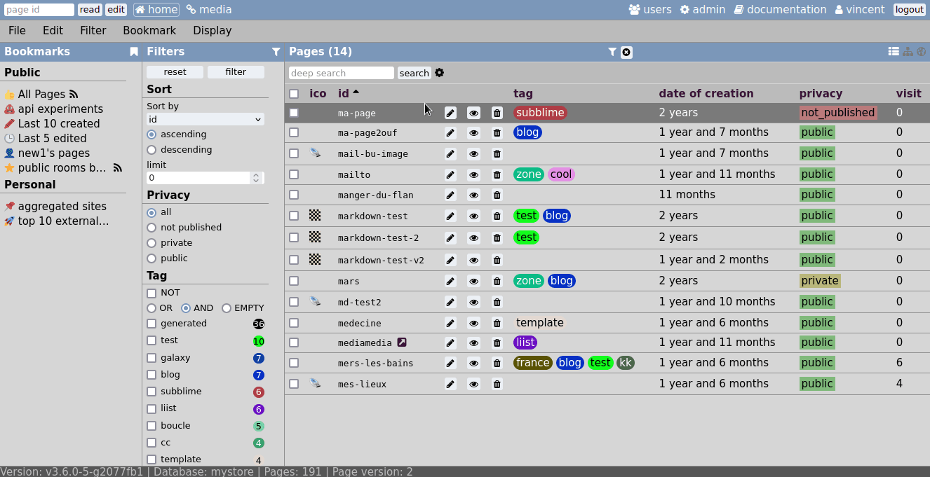 W-CMS screenshot 1