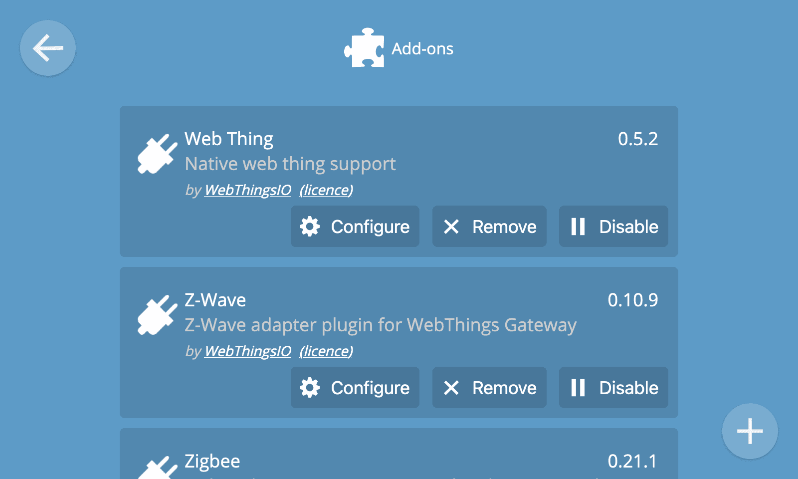 WebThings Gateway thumbnail 5