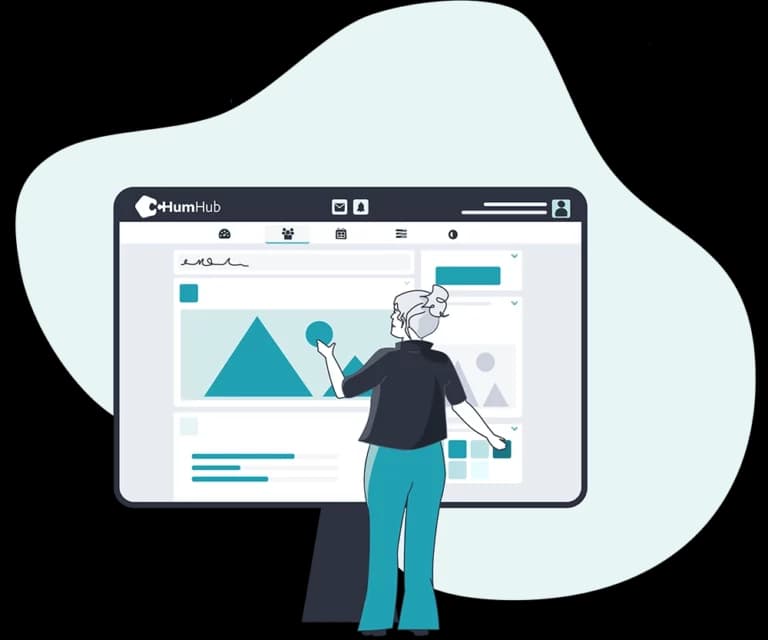 HumHub screenshot 1