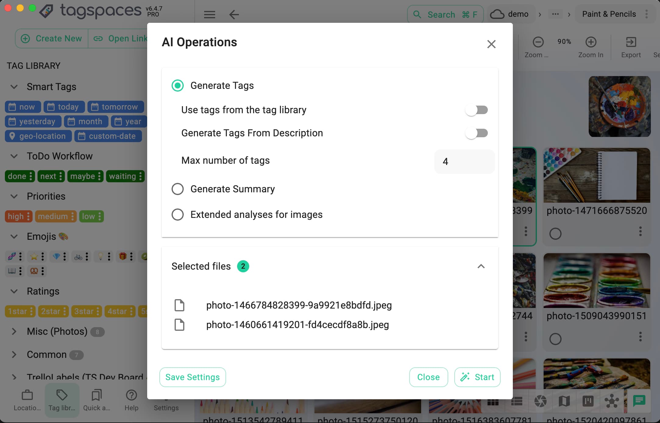 TagSpaces screenshot 1