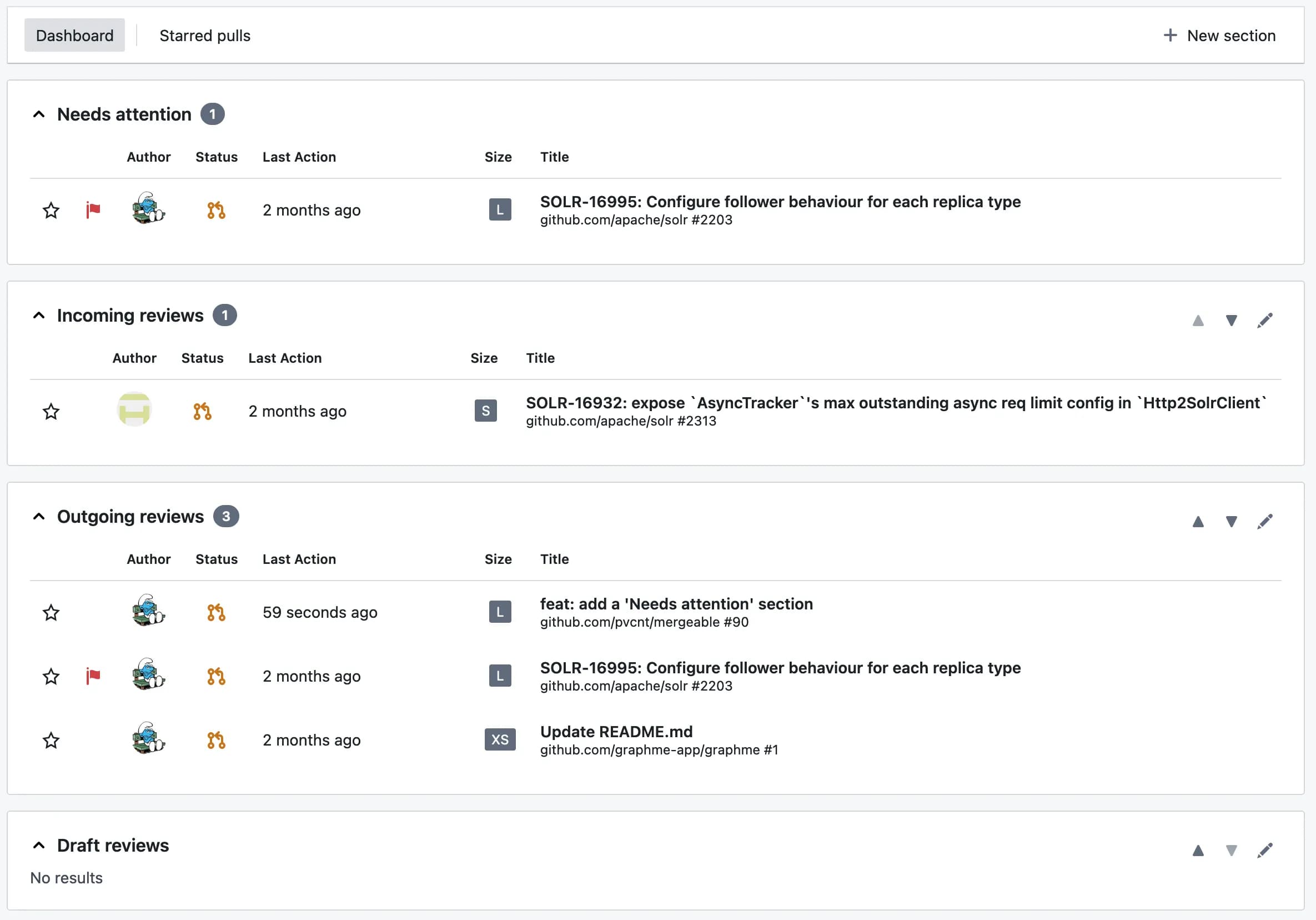 Mergeable screenshot 1