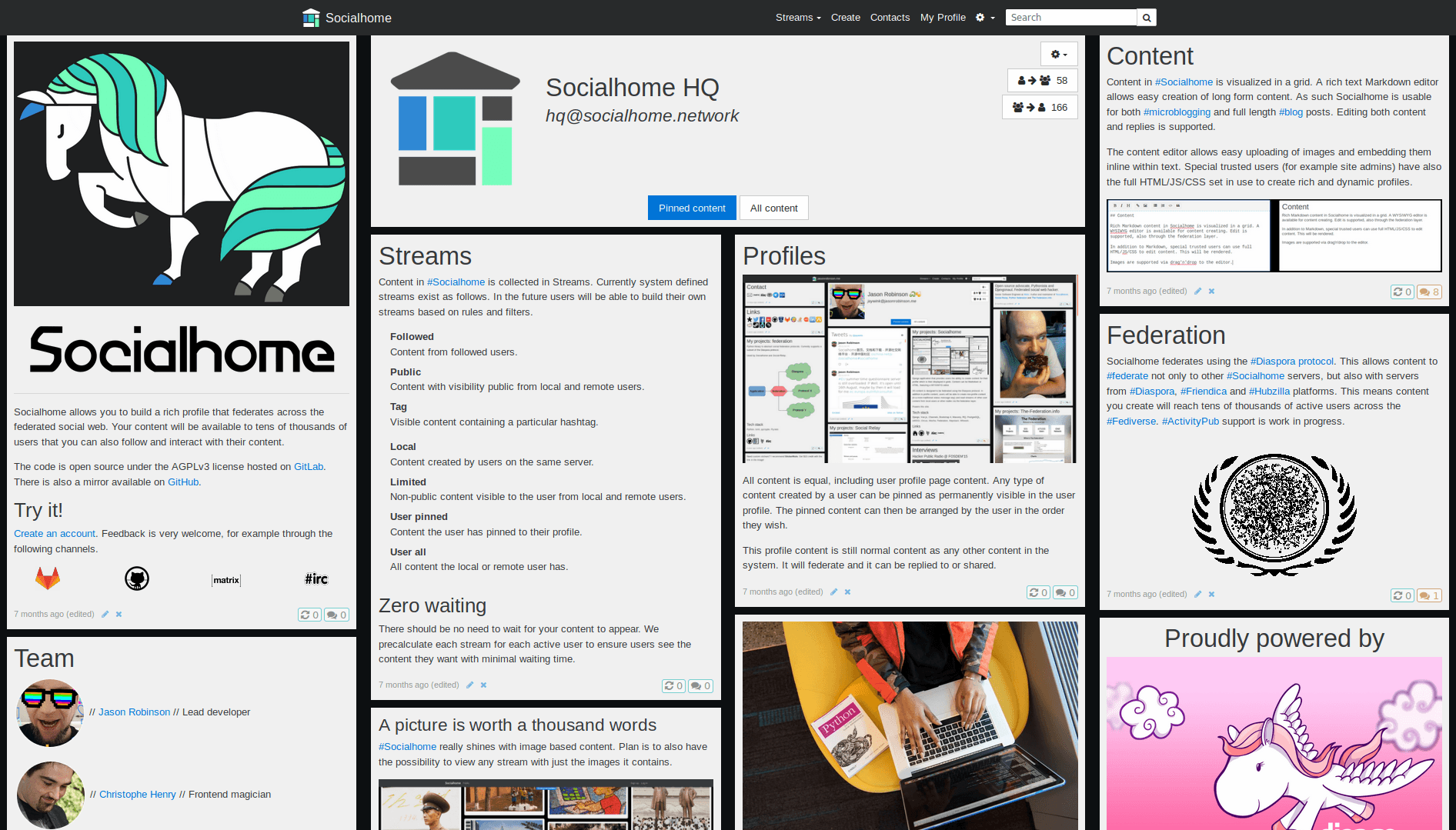 Socialhome screenshot