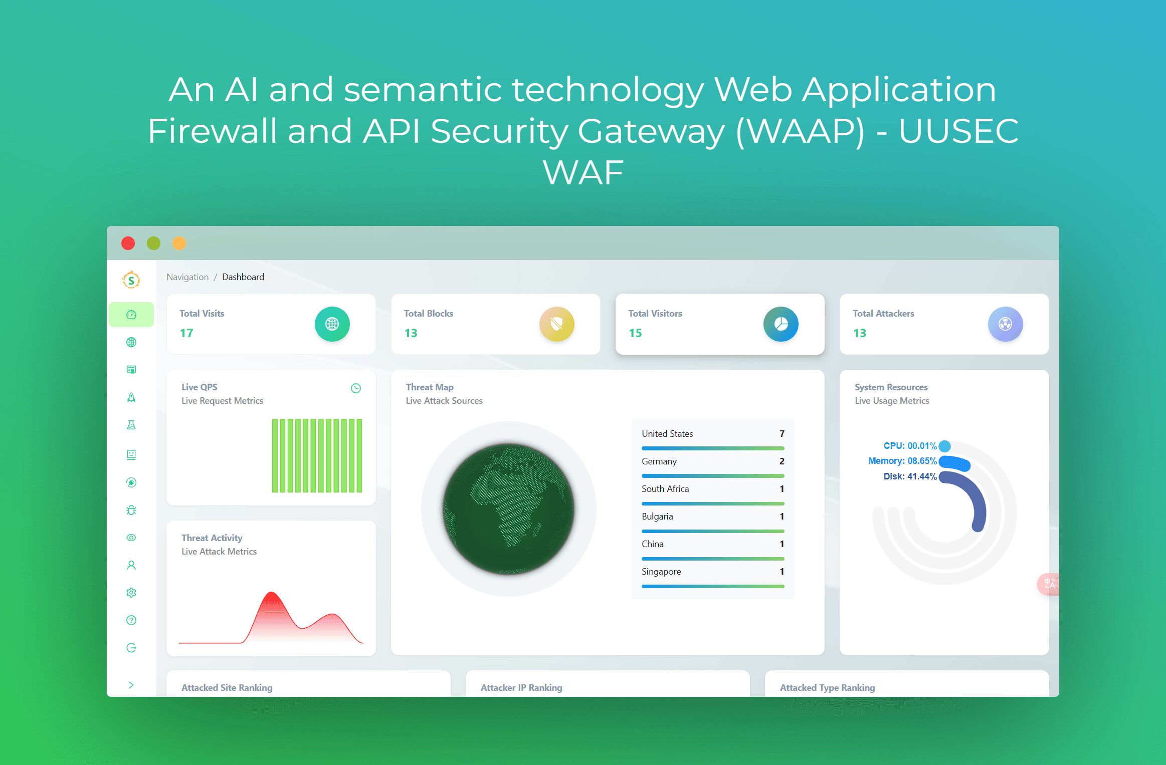 UUSEC WAF screenshot 1