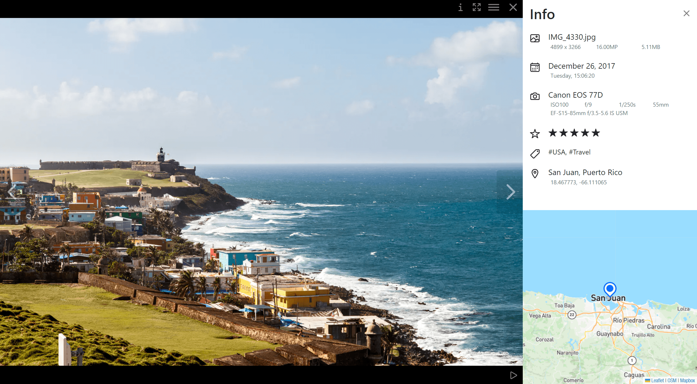 PiGallery 2 screenshot 1