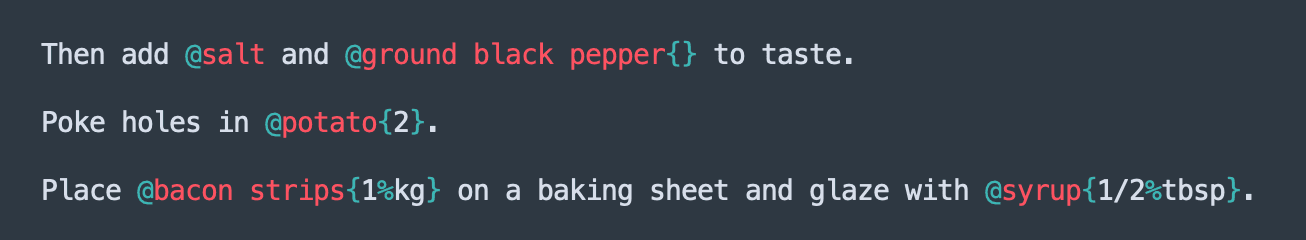 CookCLI screenshot 1