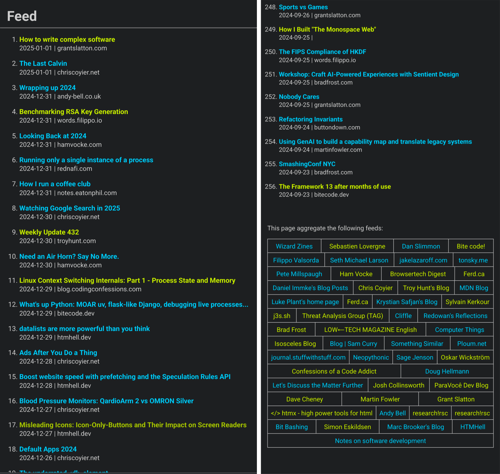 TinyFeed screenshot 1
