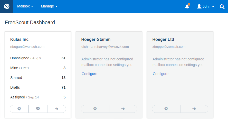 FreeScout screenshot 1
