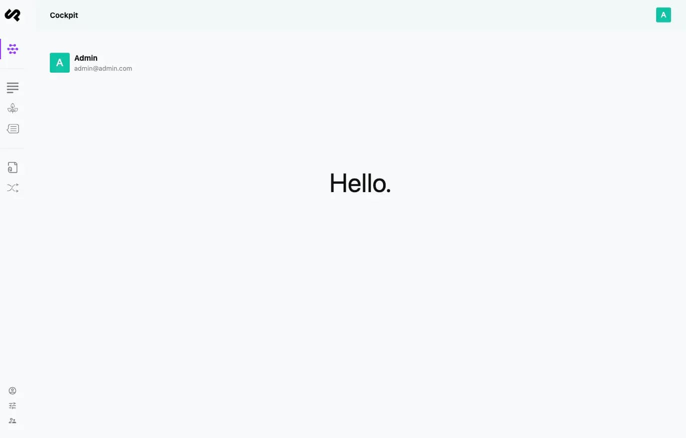 Cockpit CMS screenshot 1
