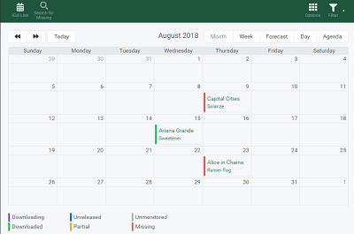 Lidarr screenshot 1
