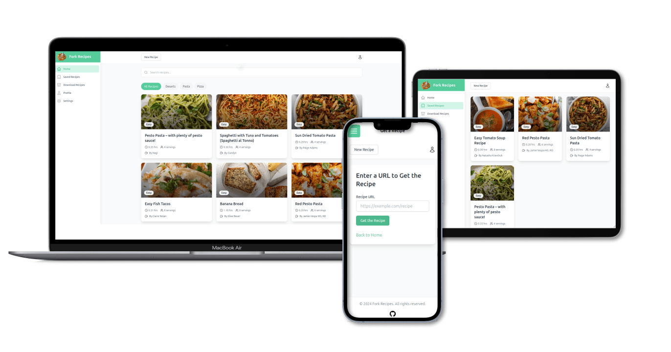 Fork Recipes screenshot 1
