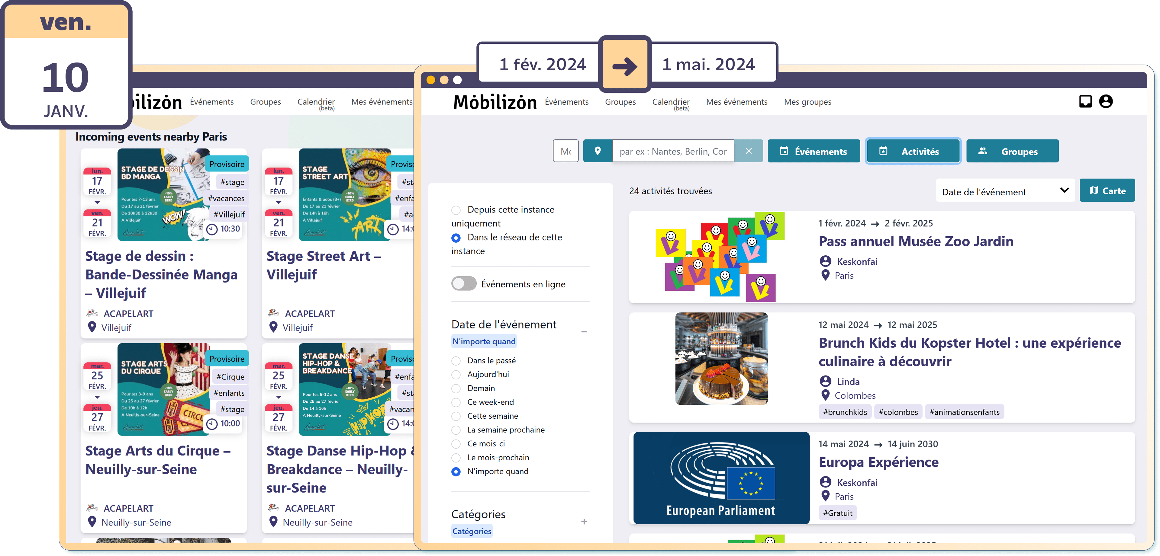 Mobilizon screenshot 1