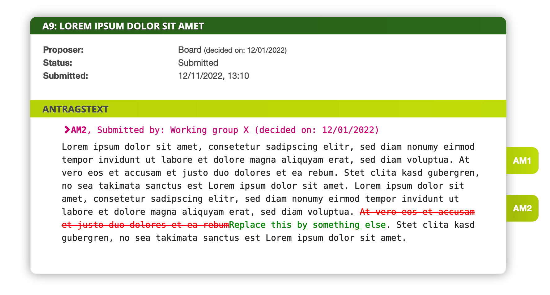 Antragsgrün screenshot 1