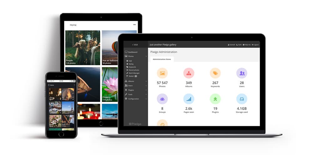 Piwigo screenshot