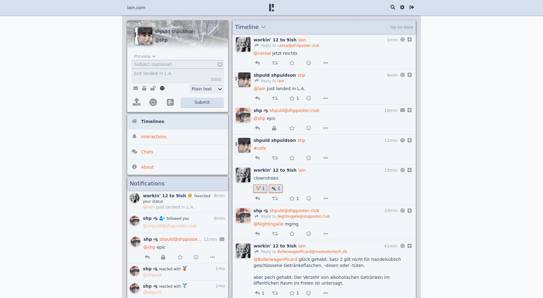 Pleroma screenshot 1